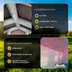 Пневмокаркасная всесезонная палатка «Комфорт» 5×3×2,5 м — из ПВХ, камуфляж