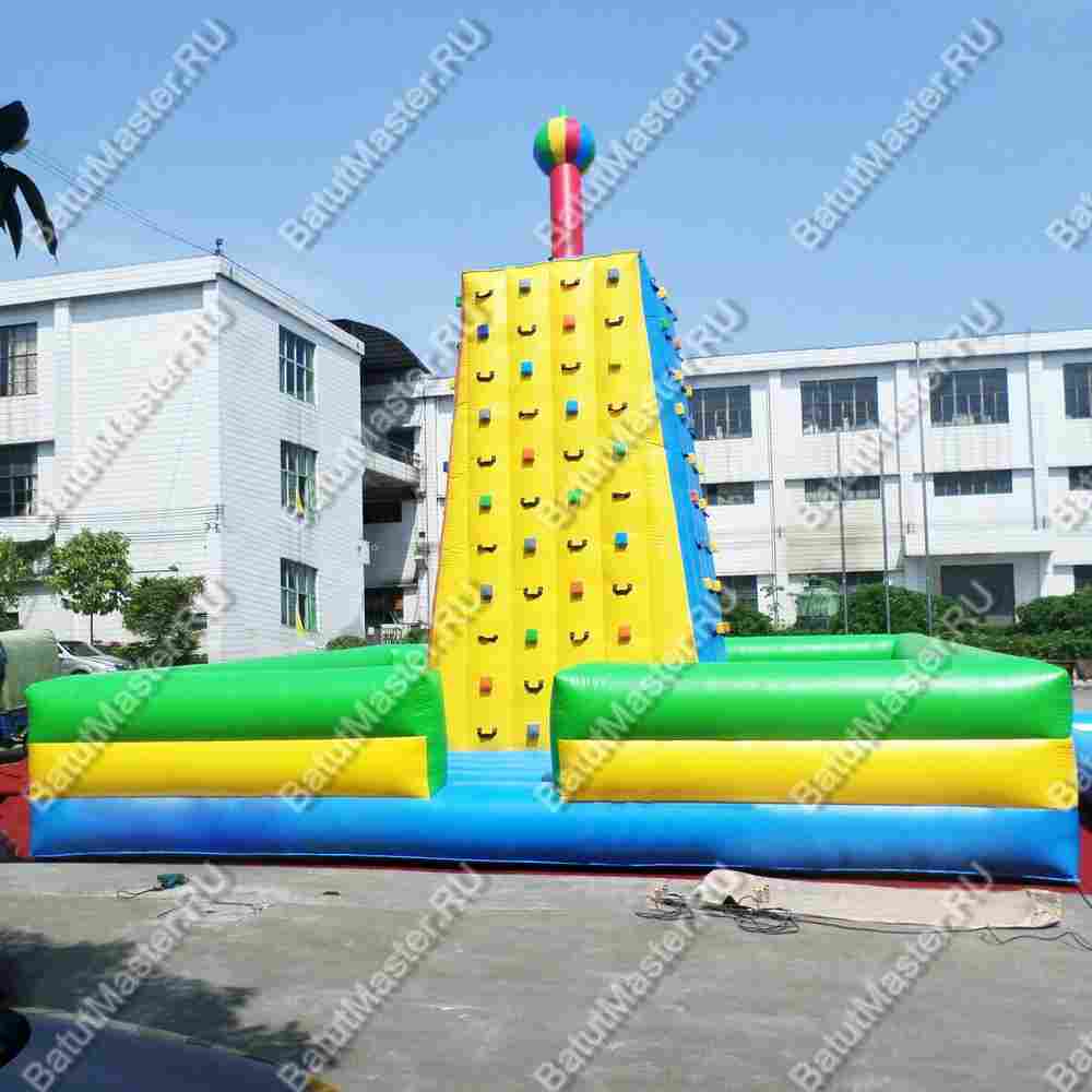 Коммерческий надувной скалодром "Великая башня" 10*10*8 м