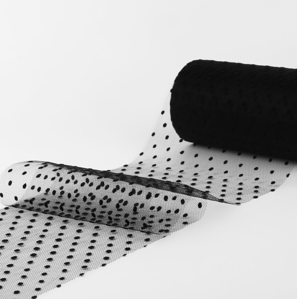 Фатин в горох 15 см