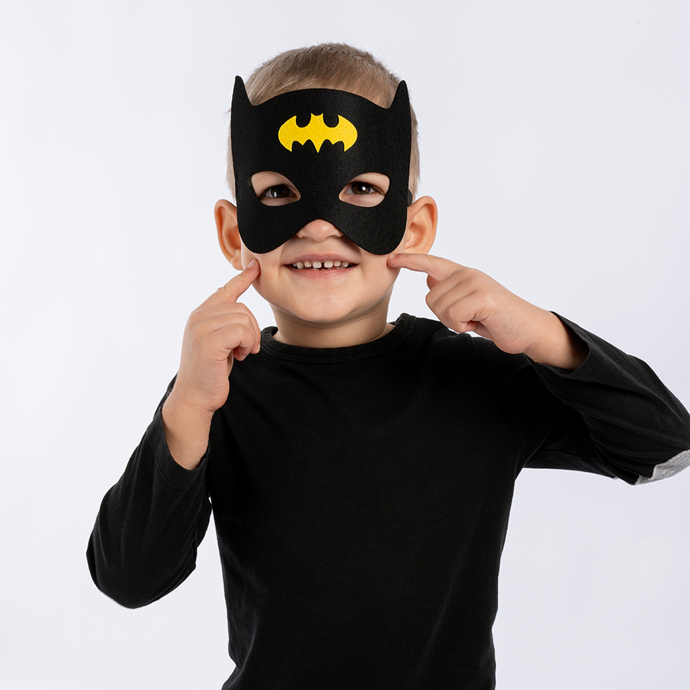 Карнавальная маска из фетра «Бэтмен»