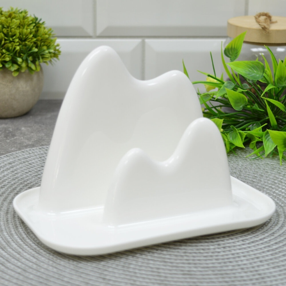 Подставка под крышку и ложку, белый