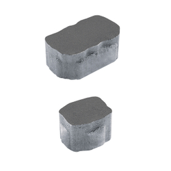 Тротуарная плитка Арена - Стандарт Серый, комплект из 2 видов плит