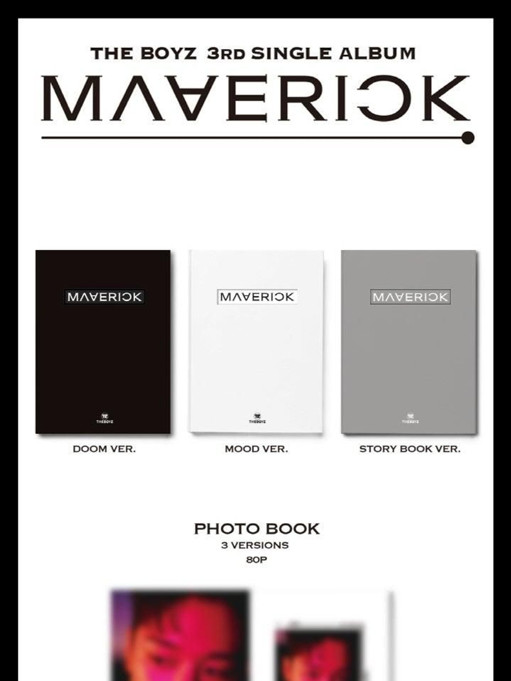 Альбом THE BOYZ - MAVERICK 3rd Single Album RANDOM Version