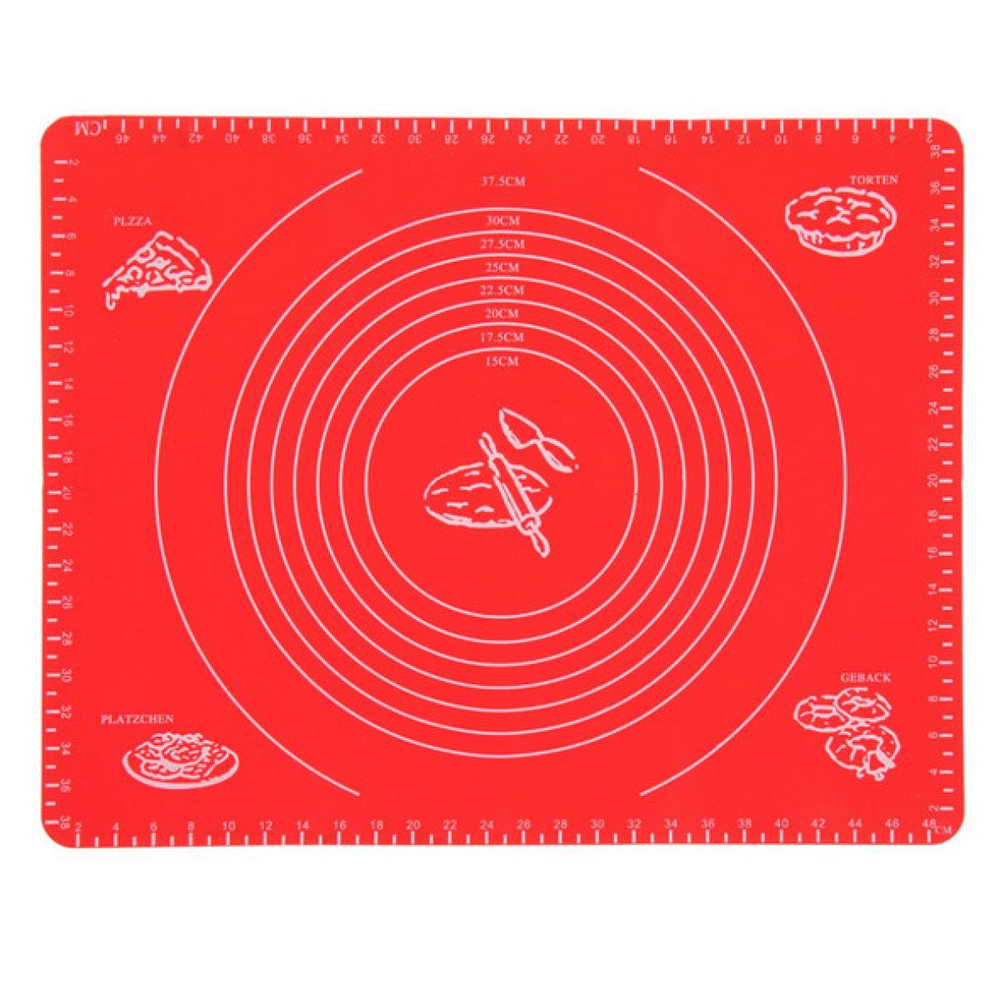 Силиконовый коврик с разметкой 40*30 см