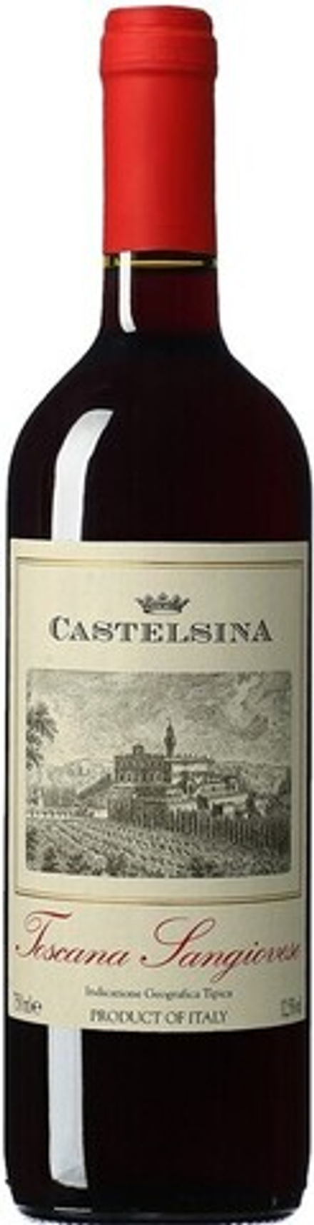 Вино Castelsina Toscana Sangiovese IGT, 0,75 л.