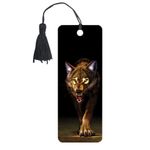 Закладка для книг 3D, BRAUBERG, объемная, "Волк", с декоративным шнурком-завязкой, 125756