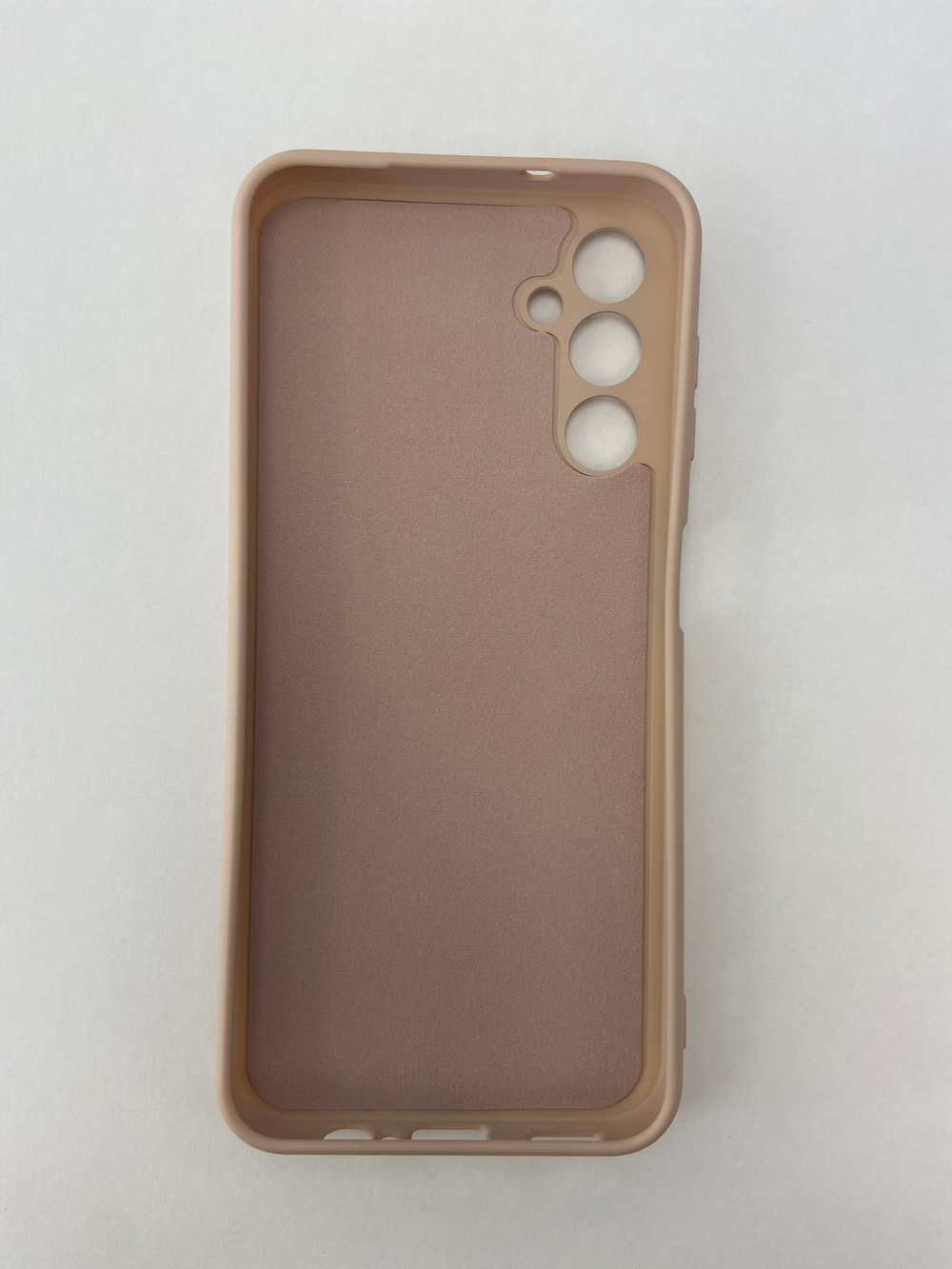 Накладка Samsung A14 4G розовый песок Soft Case Zibelino