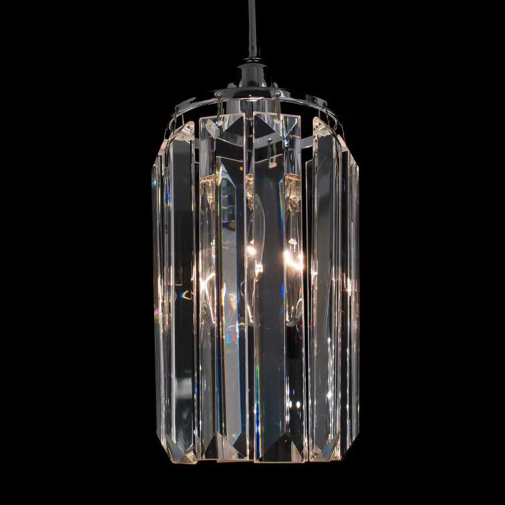 Citilux Синди CL330111 Подвесной хрустальный светильник Хром