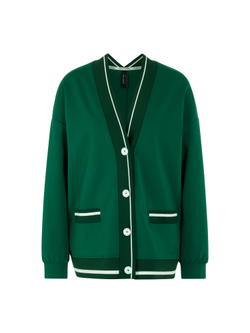 Кардиган из хлопка и модала