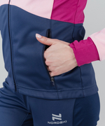 Куртка NORDSKI PRO Candy Pink/Blue, тренировочная, женская