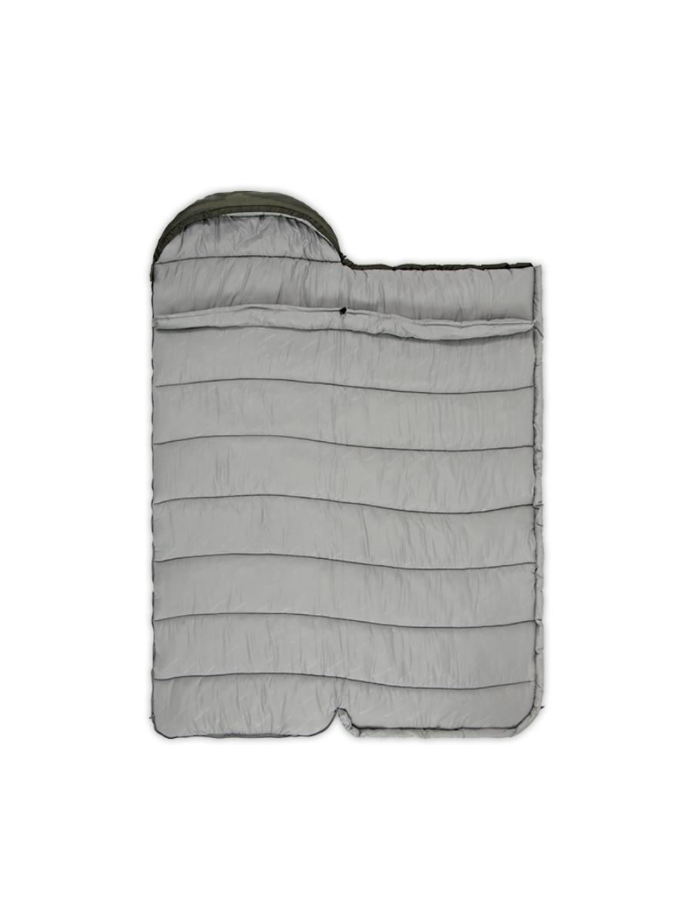 Спальный мешок Naturehike U Series Двойной хлопок осень-зима зеленый U150, молния слева, 6927595764398L