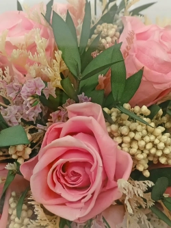 натуральные розы в стекле, вакуум