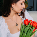 Серьги Fiore Luna SSHA A2103SW-E05.15 BR/S