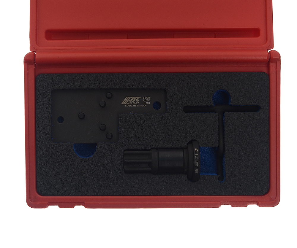 JTC-6898 - Набор для установки фаз ГРМ Cummins ISF 2.8 Common Rail Газель Бизнес/Next JTC - Набор для позиционирования ГРМ двигателя при ремонте или замене элементов механизма газораспределения.
Применение: дизельные двигатели Cummins ISF 2.8 Common Rail (Газель).


Комплектация:

Приспособление для вращения коленвала  Cummins  3824591 &mdash; 1 шт.
Фиксатор коленчатого вала в положении ВМТ CUMMINS  4919663 &mdash; 1 шт.
Монтажная пластина для регулировки распредвала CUMMINS 4919107 &mdash; 1 шт.