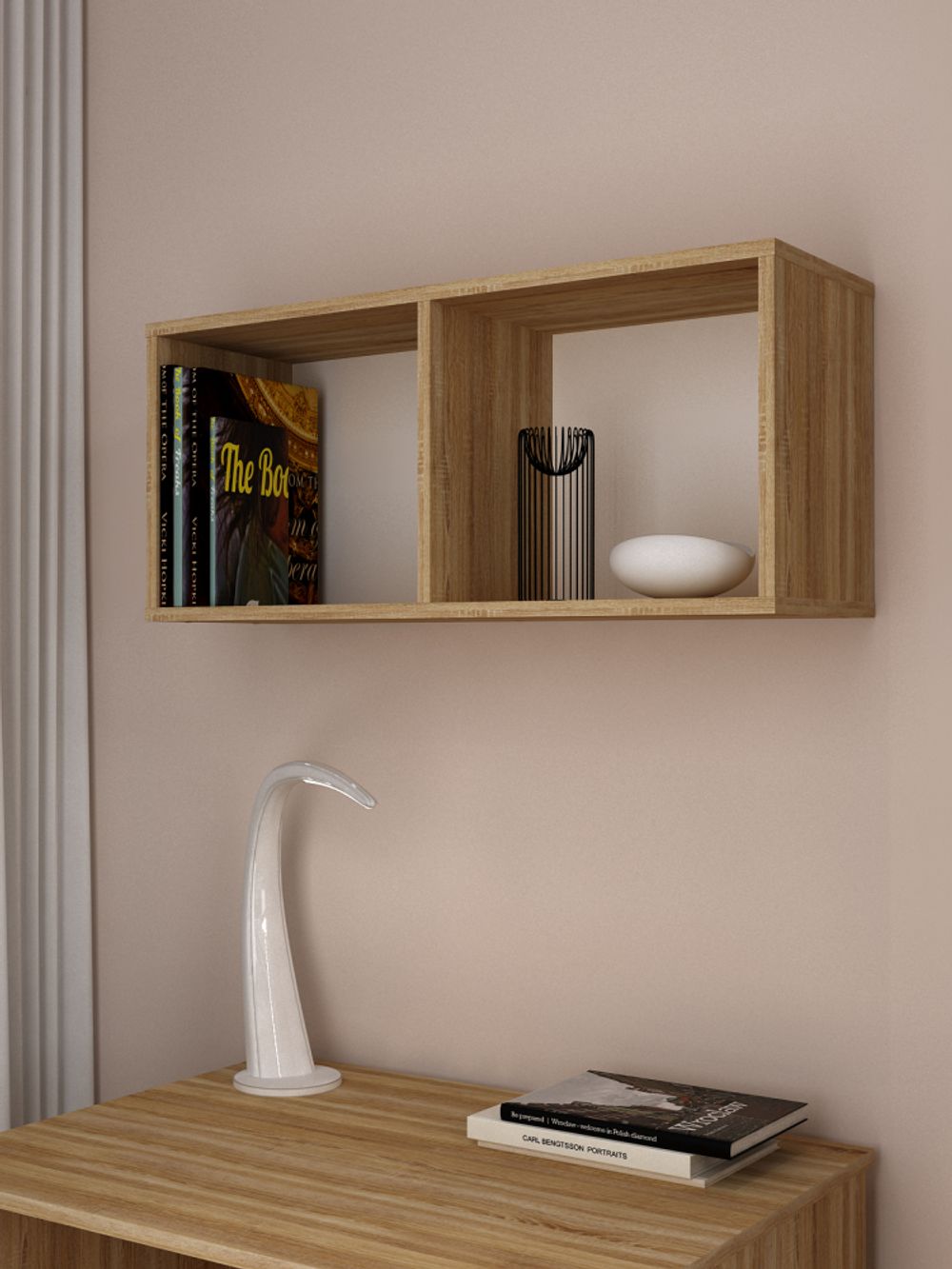 Полка навесная "Салоу- 800" (Дуб санома), г. Уфа