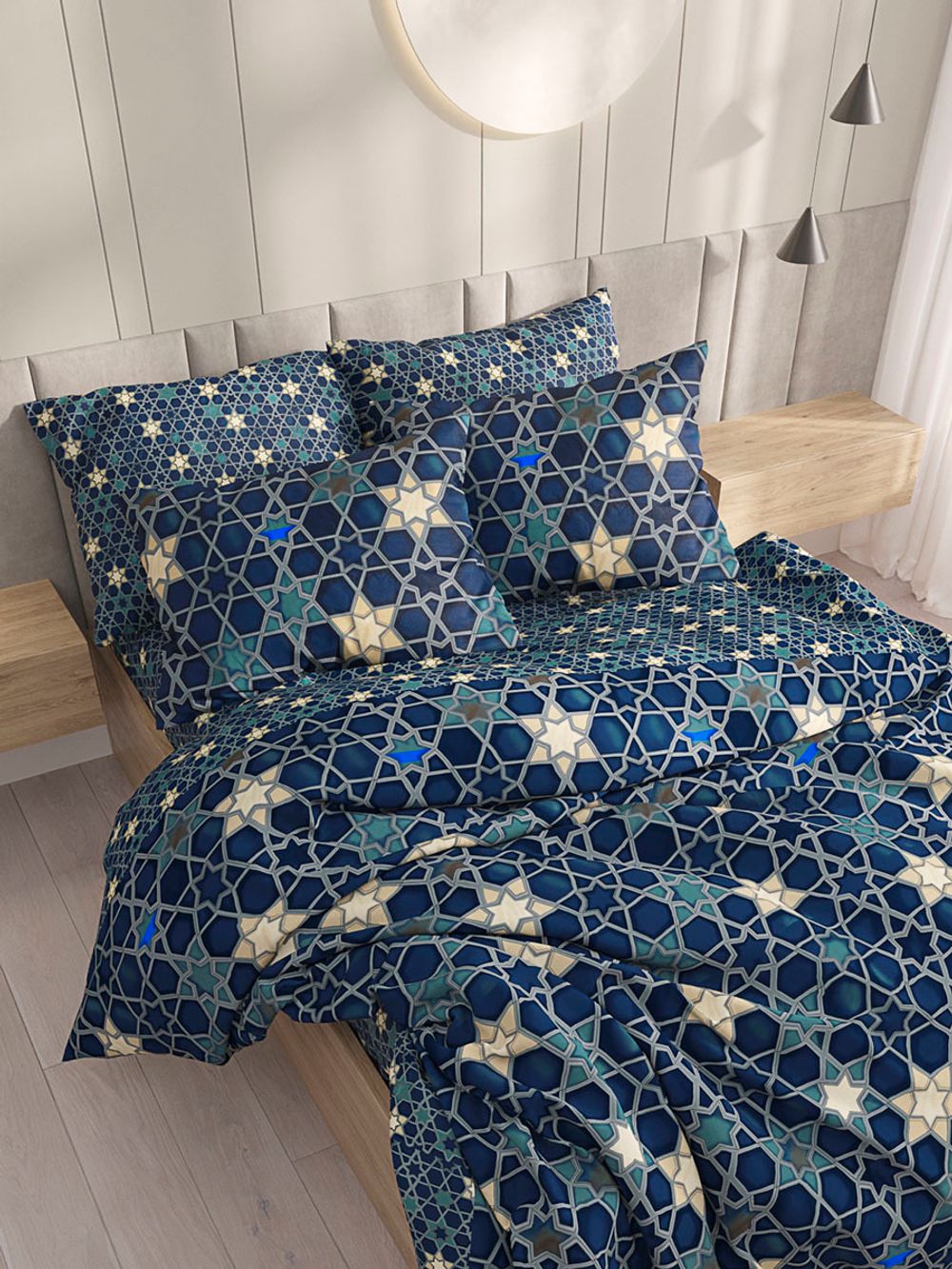 Пододеяльник Сказка "Мозаика/Мозаика (компаньон)" евро 200х215 см, перкаль