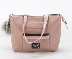 Детская коляска Adamex Marco 2 в 1 GA04 (Т. РОЗОВ РОГОЖКА+ РОЗОВ ПЕРЛ КОЖ. ОТДЕЛКА)