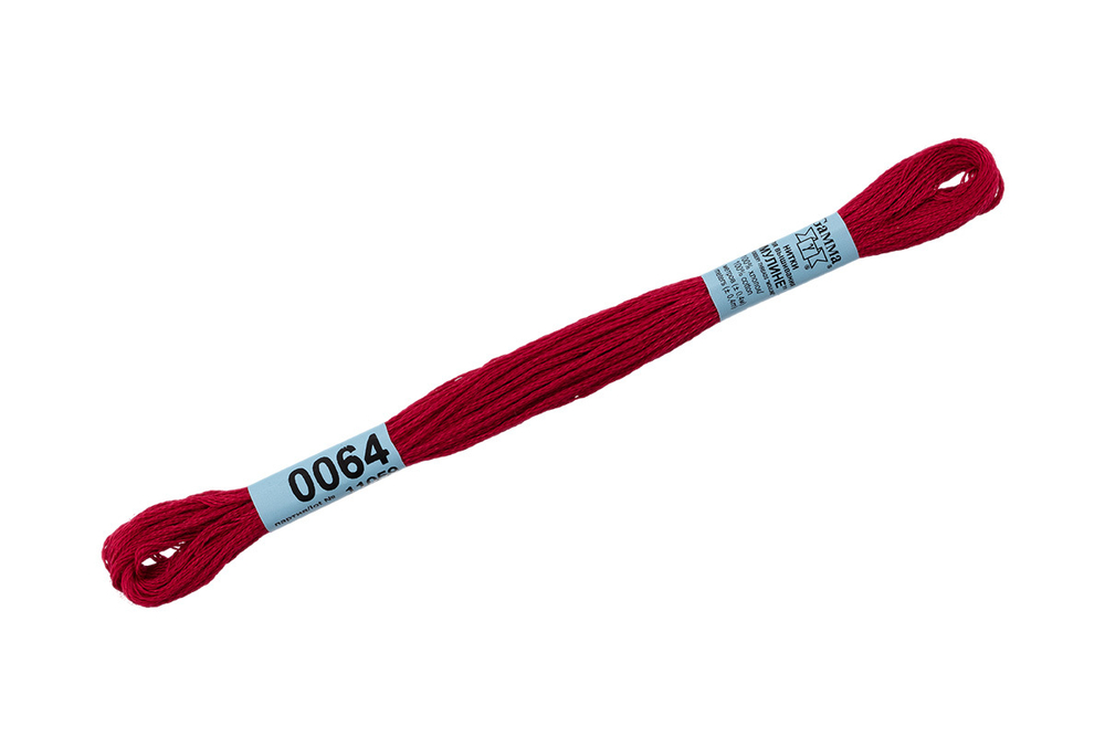 Мулине "Gamma" , 100% хлопок, 8 м, №0064