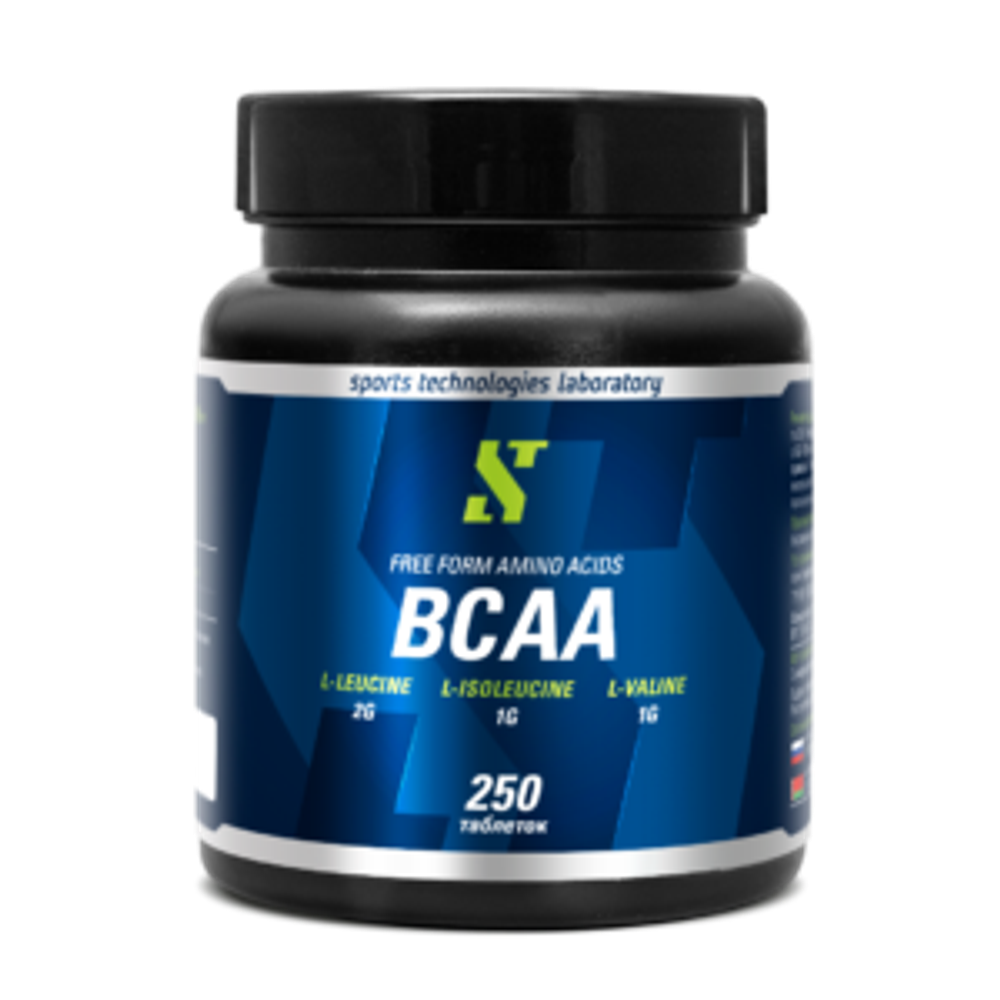 BCAA в таблетках, Аминокислоты BCAA 2:1:1, 250 таблеток
