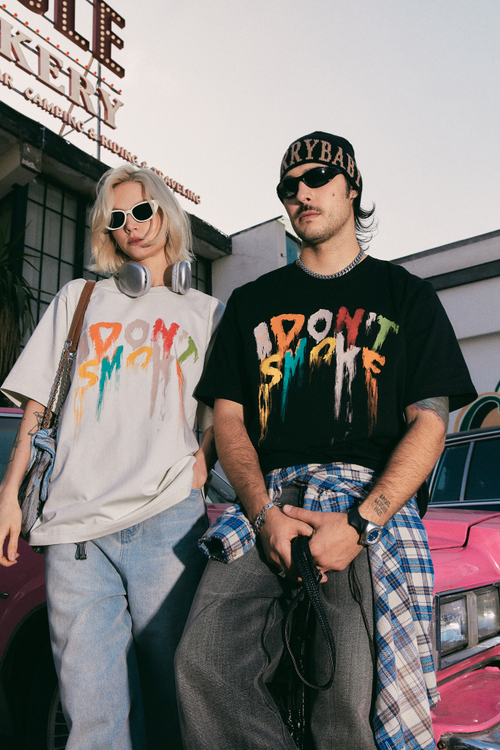 Футболка DONSMOKE "Crayon Logo" Loose fit Tee