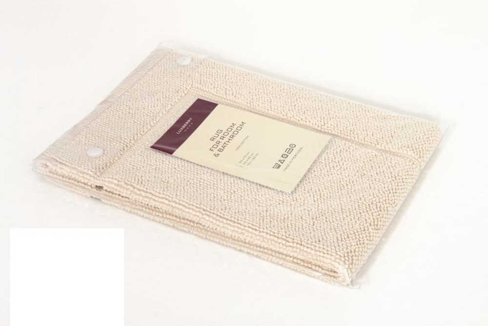 Коврик для ванной 55х75 Luxberry Lux экрю Португалия упаковка