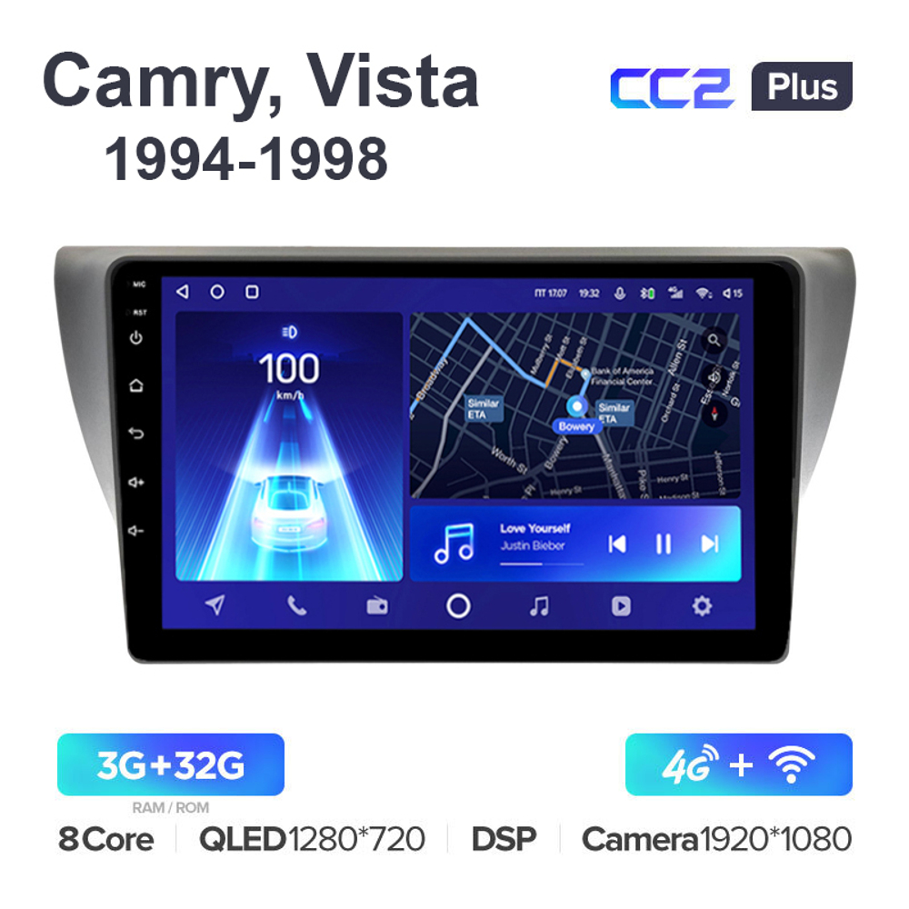 Teyes CC2 Plus 9"для Toyota Camry, Vista 1994-1998