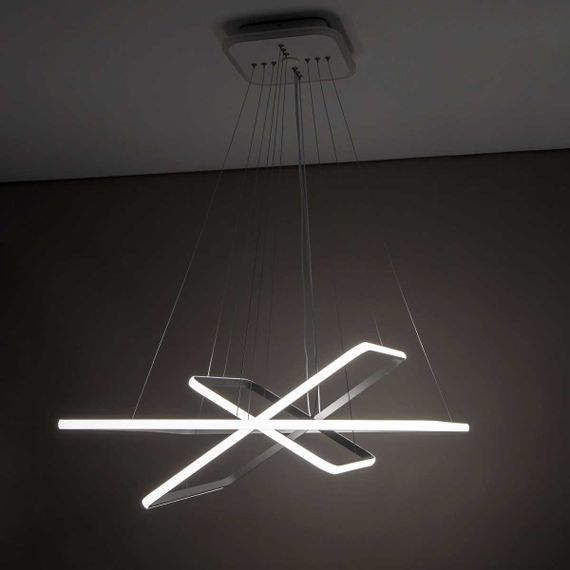 Подвесная светодиодная люстра Citilux Неон Смарт CL731AK110E