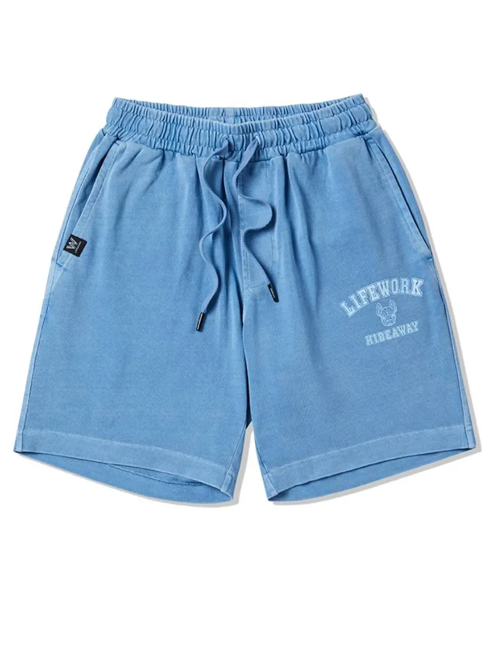 Пигментные шорты с арочной надписью