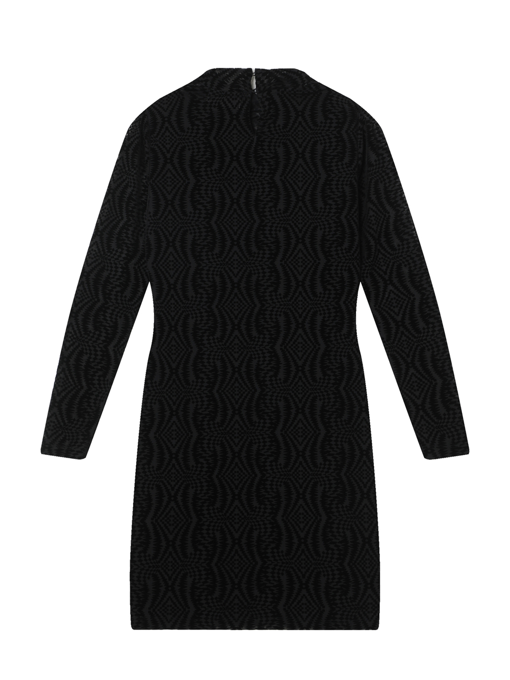 Платье Flock Print Mesh