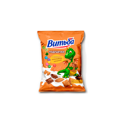 Подушечки с молочно-шоколадной начинкой 250 г, "Витьба", Беларусь