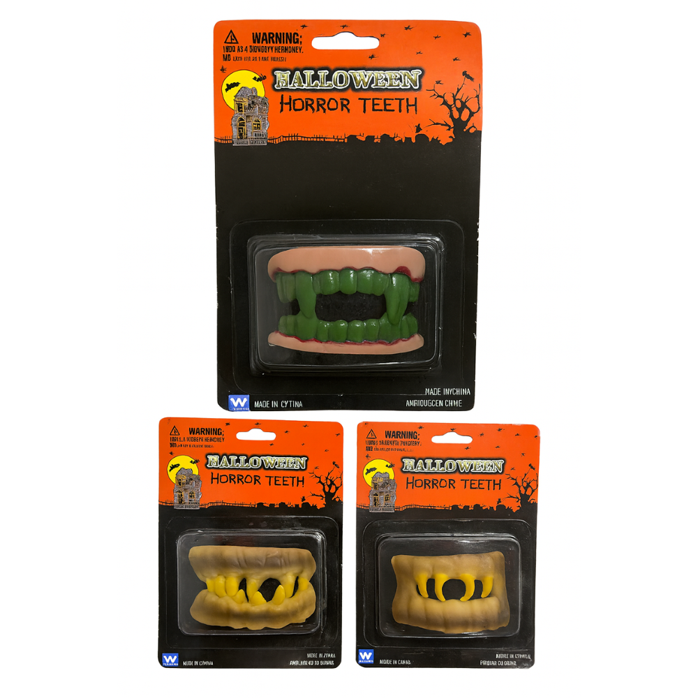 Зубы ужаса для Хэллоуина