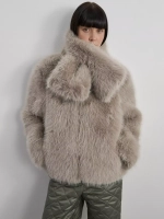 Шуба из экомеха F1