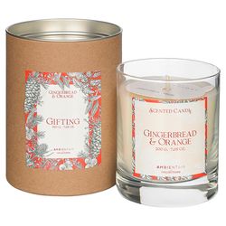 Свеча ароматическая Gifting, Gingerbread&Orange (новая), 40 ч