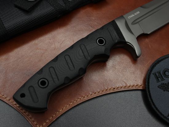 Полевой нож НОКС Ягуар М (AUS8) 602-780421 c клинком из стали AUS-8, рукоять G10