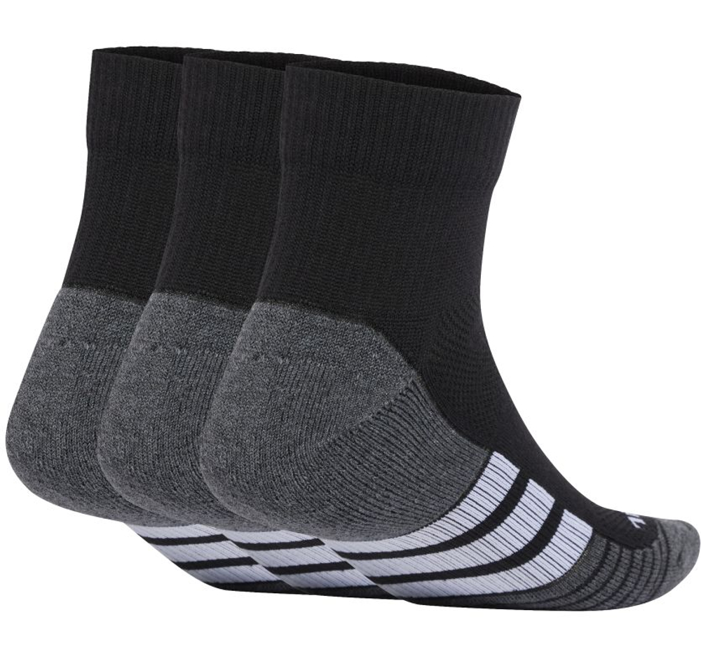 Теннисные носки Adidas Performance Climacool Cushioned Quarter 3P - black/white