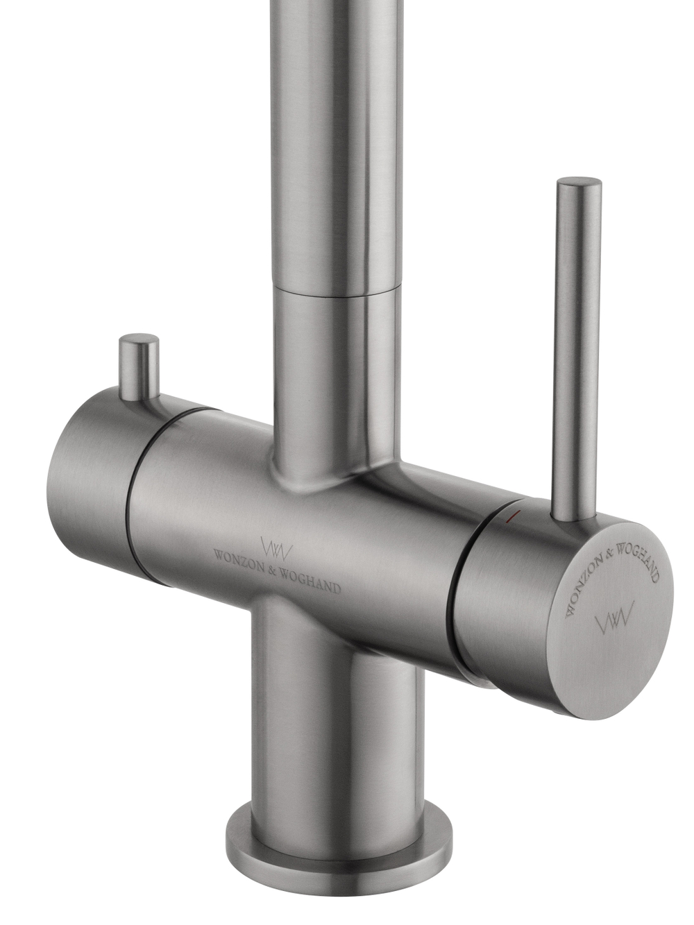 Смеситель для кухни c подключением фильтра WONZON & WOGHAND, Брашированный никель (WW-3211-BS)