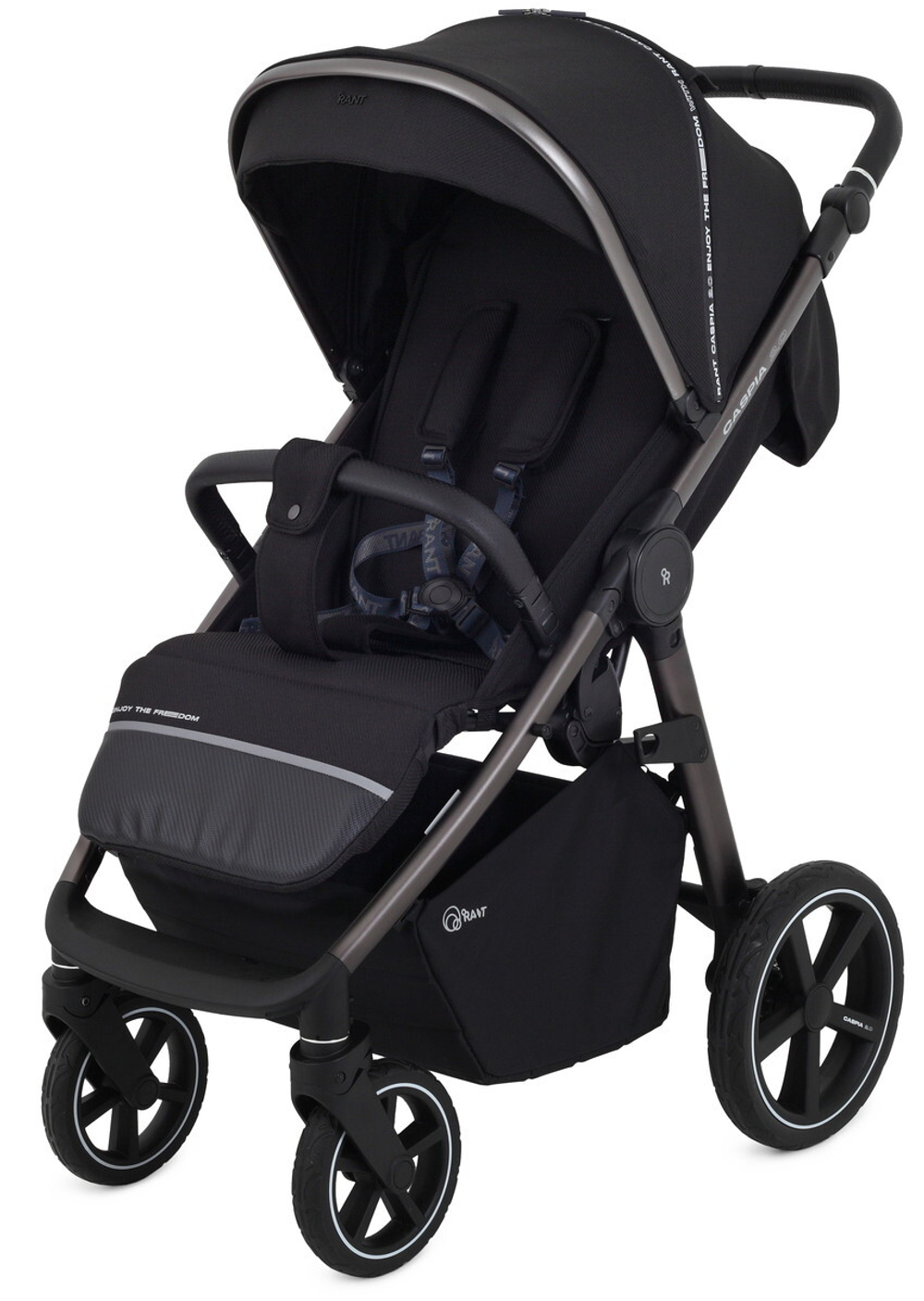 Детская прогулочная коляска Rant Caspia 2.0 2025 Black