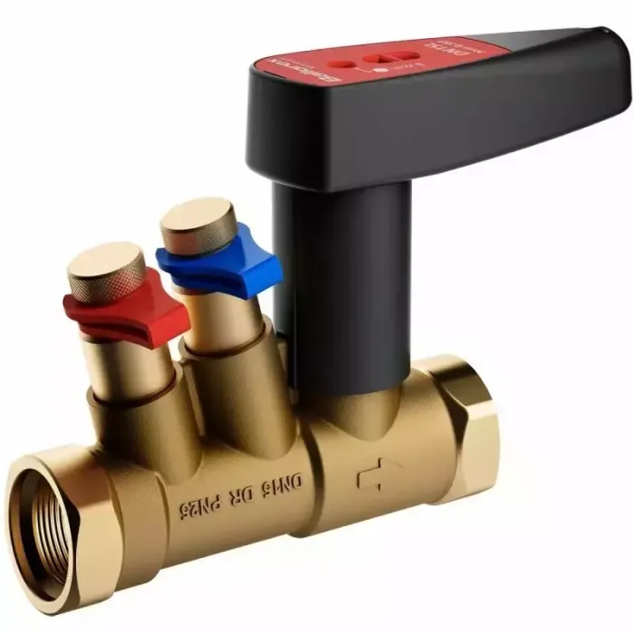 Купить Ручной балансировочный клапан NexusValve Fluctus FODRV Ду32H KVS 13,2 (без дрен, с нип) недорого со склада в Хабаровске, Якутске, Владивостоке, Южно-Сахалинске, Благовещенске