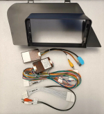 Магнитола для Lexus RX 2009-2012 (белое меню) - Kuberg монитор 12.3" в стиле MERCEDES на Android 11, CarPlay, 4G SIM-слот