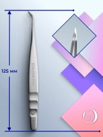 Пинцет для наращивания ресниц Staleks Pro TE-40/1