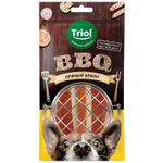 Лакомство для собак Пряный бекон, 66г серия BBQ Triol