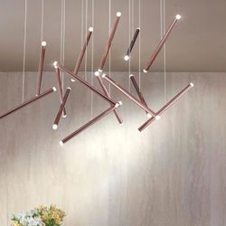 Подвесная люстра Dutti D0068 LED Chandelier Modern 14 Gold