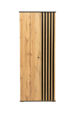 Шкаф для одежды Либерти 51.01 (опора h20) Дуб вотан/Черный