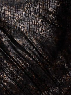 Микрофибра напыление змея, Китай, черный/золото