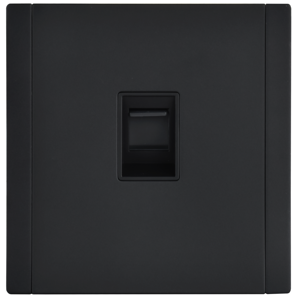 FORTE&PIANO Розетка компьютерная RJ45 кат.6 FP131M металл черный IEK