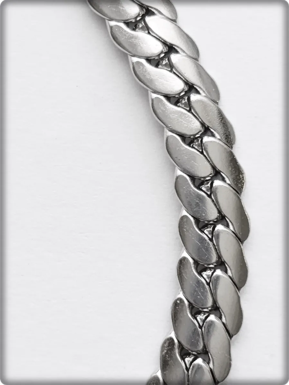 Стальная цепочка, длина 55см Stainless Steel сталь 316L/