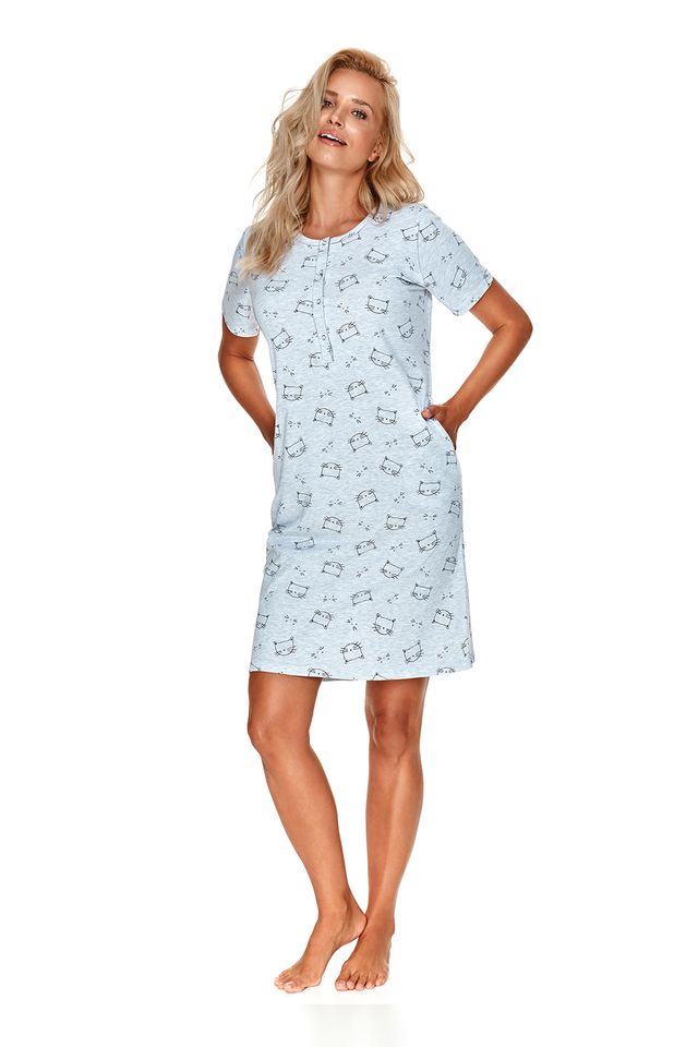 Комфортная женская сорочка Katia с карманами