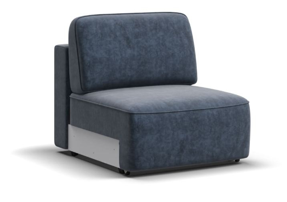 Кинг Модуль спальное место место Велюр Роял синий