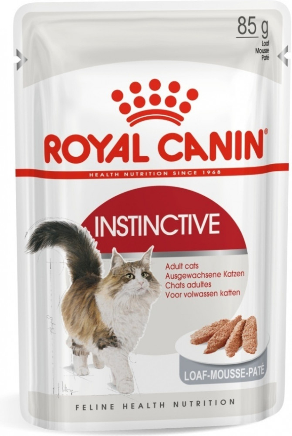 Royal Canin Instinctive, Паучи для кошек в паштете, 85 гр.