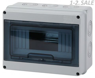 Навесной бокс ЭРА SIMPLE ЩРН-П-8 модулей, пластик IP41 Б0041523